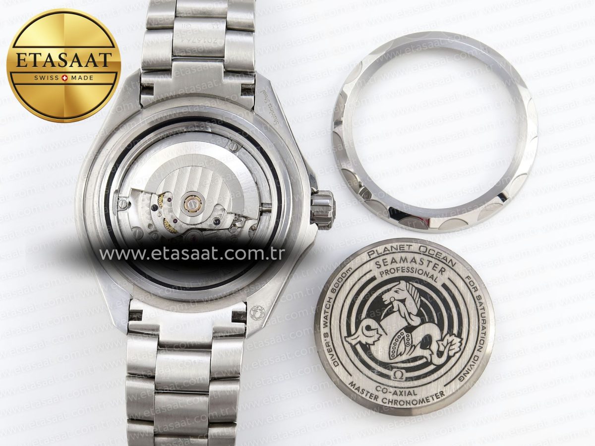 Omega SEAMASTER PLANET OCEAN 6000M GRAY DIAL ORANGE BEZEL ON RUBBER A2824 - Görsel 17