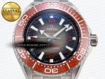 Omega SEAMASTER PLANET OCEAN 6000M GRAY DIAL ORANGE BEZEL ON RUBBER A2824 - Görsel 4