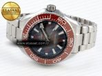 Omega SEAMASTER PLANET OCEAN 6000M GRAY DIAL ORANGE BEZEL ON RUBBER A2824 - Görsel 6