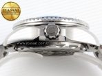 Omega SEAMASTER PLANET OCEAN 6000M WHITE DIAL BLUE BEZEL ON RUBBER A2824 - Görsel 14