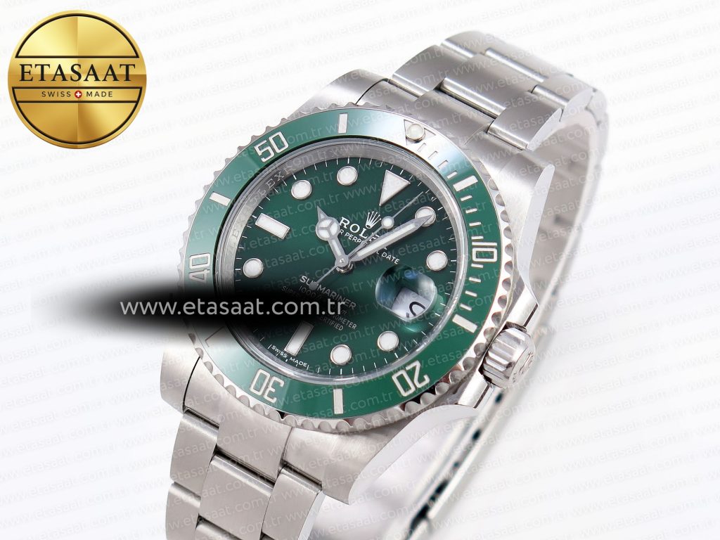 submariner 116610 lv green ceramic csf factory 11 best edition 904l ss case and bracelet vs31351