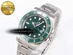 submariner 116610 lv green ceramic csf factory 11 best edition 904l ss case and bracelet vs31351