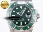 submariner 116610 lv green ceramic csf factory 11 best edition 904l ss case and bracelet vs31354