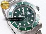 submariner 116610 lv green ceramic csf factory 11 best edition 904l ss case and bracelet vs31355