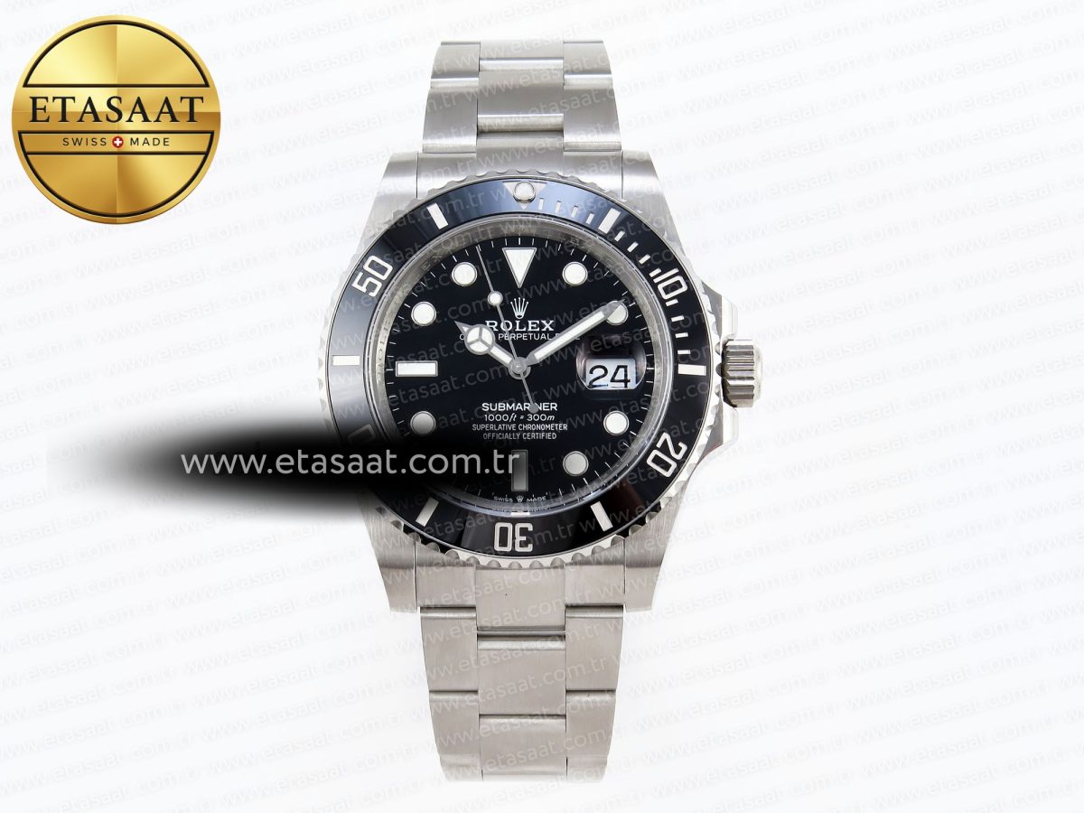 Rolex Submariner 41mm 126610 LN Black Ceramic 904L Steel VR3235 - Görsel 3