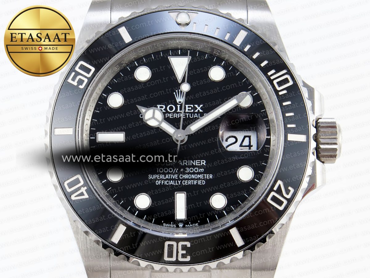 Rolex Submariner 41mm 126610 LN Black Ceramic 904L Steel VR3235 - Görsel 4