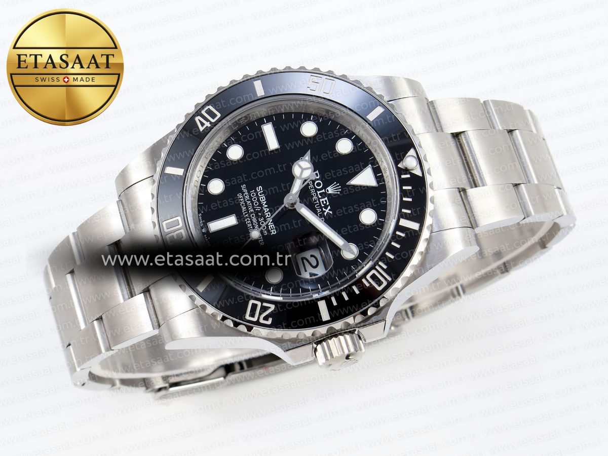 Rolex Submariner 41mm 126610 LN Black Ceramic 904L Steel VR3235 - Görsel 7