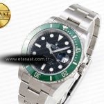 submariner 41mm 126610 lv green ceramic 904l steel csf 11 best edition vr32351