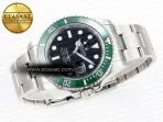 submariner 41mm 126610 lv green ceramic 904l steel csf 11 best edition vr32356