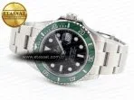 submariner 41mm 126610 lv green ceramic 904l steel csf 11 best edition vr32357