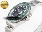 submariner 41mm 126610 lv green ceramic 904l steel csf 11 best edition vr32358