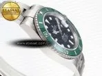 submariner 41mm 126610 lv green ceramic 904l steel csf 11 best edition vr32359