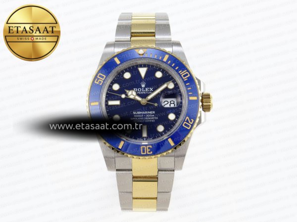 Rolex Submariner 41mm 126613 Çelik/Altın Mavi VR3235 Eta Saat - 1:1 Süper Klon Replika Saat