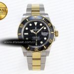 Rolex Submariner 41mm 126613 Çelik/Altın Siyah VR3235 Eta Saat - Görsel 3 - 1:1 Süper Klon Saat