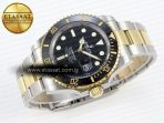 Rolex Submariner 41mm 126613 SS/YG Black Ceramic 904L Steel VR3235 - Görsel 7