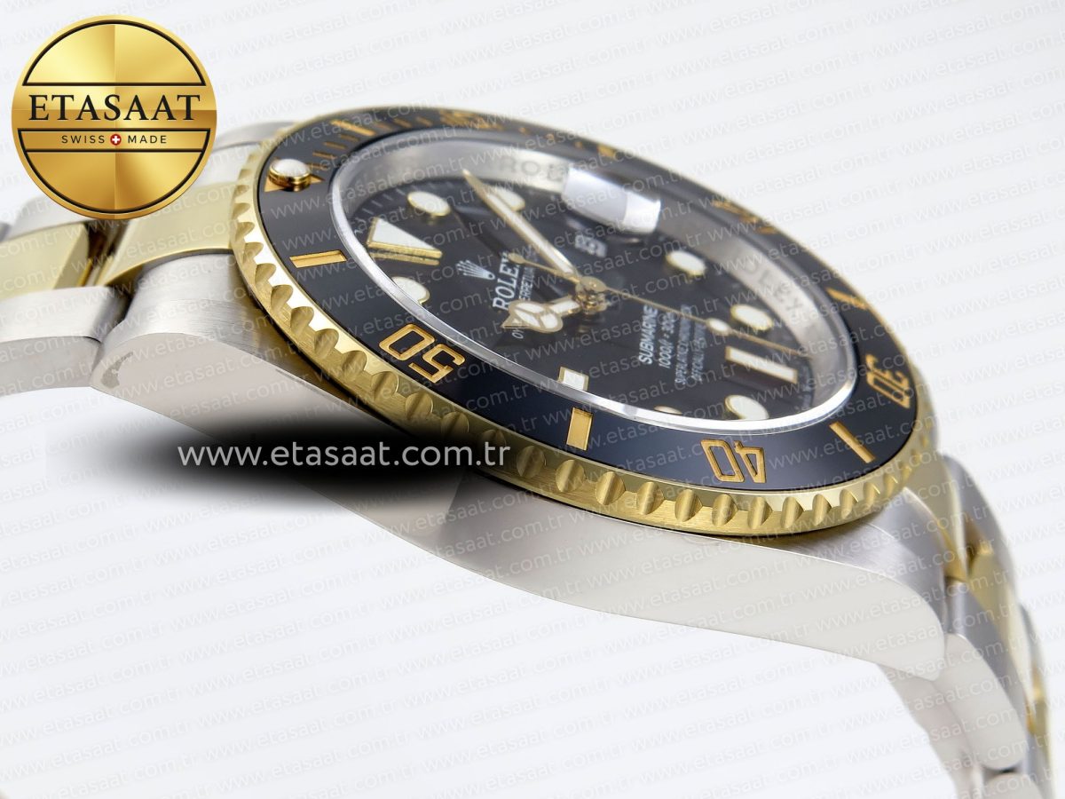 Rolex Submariner 41mm 126613 SS/YG Black Ceramic 904L Steel VR3235 - Görsel 9
