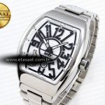 Franck Muller Vanguard SS ABF White Dial on SS A2824