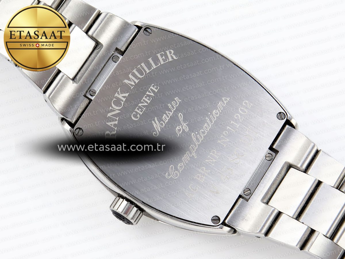 Franck Muller Vanguard SS ABF White Dial on SS A2824 - Görsel 18