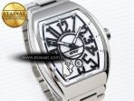Franck Muller Vanguard SS ABF White Dial on SS A2824 - Görsel 5