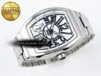 Franck Muller Vanguard SS ABF White Dial on SS A2824 - Görsel 7