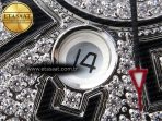 Franck Muller Vanguard SS Full Diamond Black Dial on Diamonds A2824 - Görsel 11