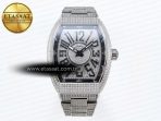 Franck Muller Vanguard SS Full Diamond Black Dial on Diamonds A2824 - Görsel 3