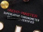 yacht master 126621 40mm rg ss black dial cs vr323512