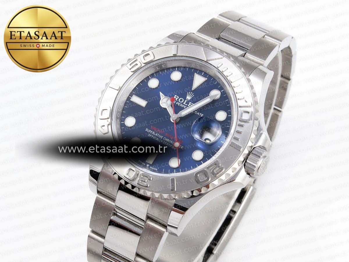 Rolex Yacht-Master 126622 904L Steel Blue Dial on SS Bracelet VR3235 - Görsel 1