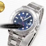yacht master 126622 904l steel csf 11 best edition blue dial on ss bracelet vr32351