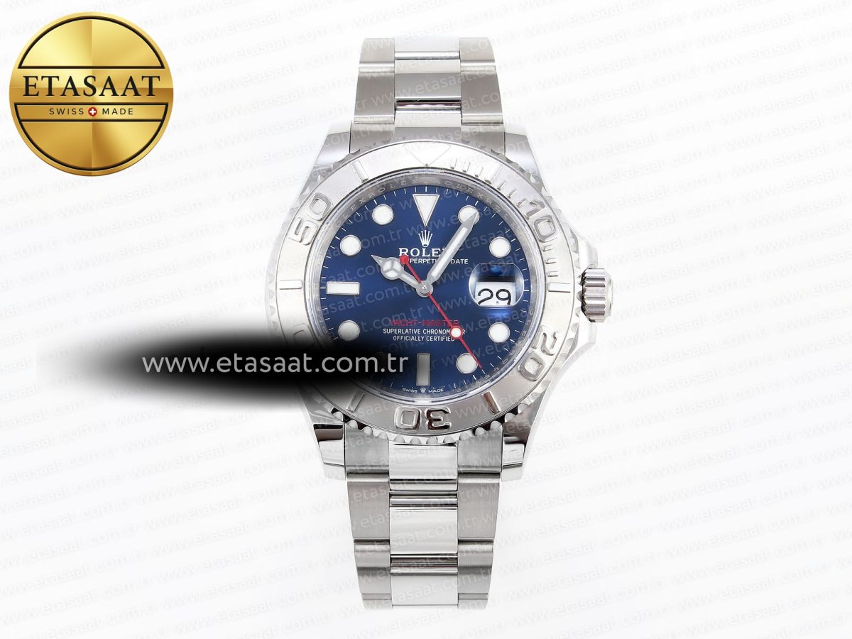 Rolex Yacht-Master 126622 904L Steel Blue Dial on SS Bracelet VR3235 - Görsel 3