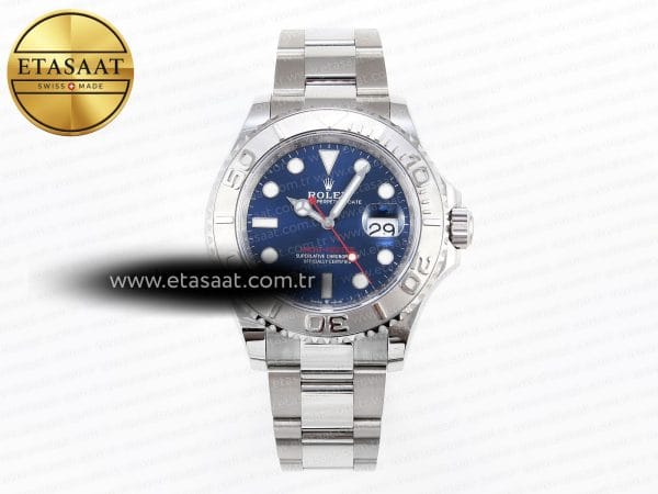 Rolex Yacht-Master 126622 Mavi Kadran Bilezik VR3235 Eta Saat - Görsel 3 - 1:1 Süper Klon Saat