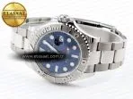 yacht master 126622 904l steel csf 11 best edition blue dial on ss bracelet vr32356