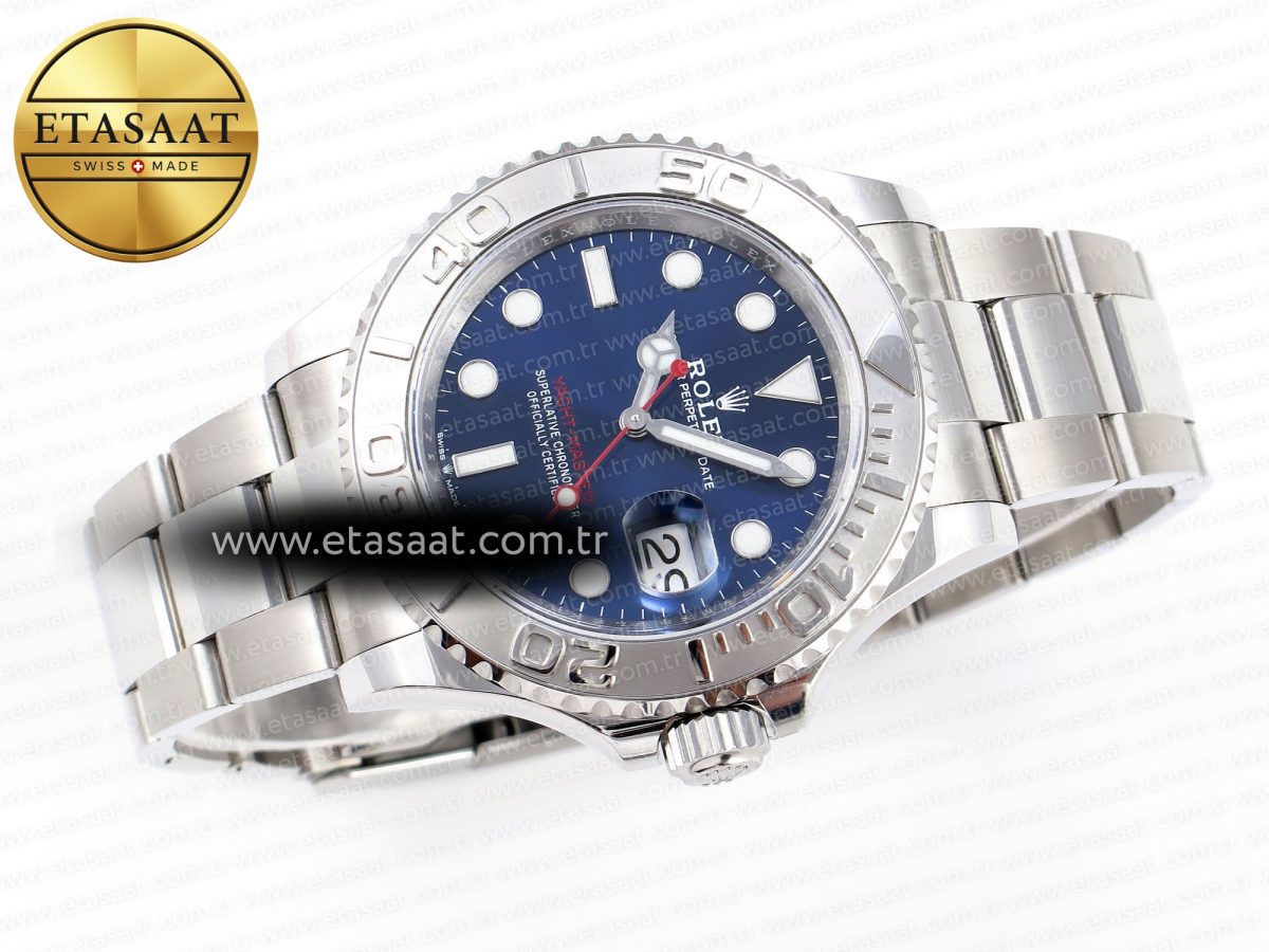 Rolex Yacht-Master 126622 904L Steel Blue Dial on SS Bracelet VR3235 - Görsel 7