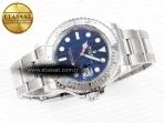 yacht master 126622 904l steel csf 11 best edition blue dial on ss bracelet vr32357