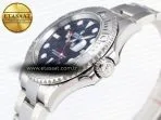 yacht master 126622 904l steel csf 11 best edition blue dial on ss bracelet vr32358
