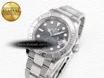 yacht master 126622 904l steel csf 11 best edition gray dial on ss bracelet vr32351