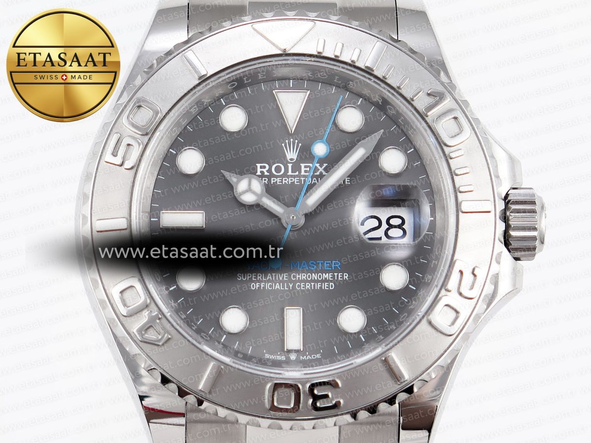 Rolex Yacht-Master 126622 904L Steel Gray Dial on SS Bracelet VR3235 - Görsel 4