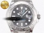yacht master 126622 904l steel csf 11 best edition gray dial on ss bracelet vr32354