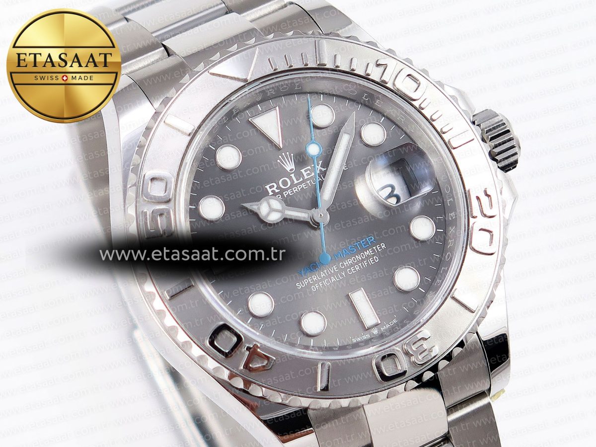Rolex Yacht-Master 126622 904L Steel Gray Dial on SS Bracelet VR3235 - Görsel 5