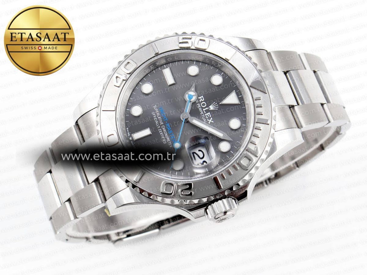 Rolex Yacht-Master 126622 904L Steel Gray Dial on SS Bracelet VR3235 - Görsel 6