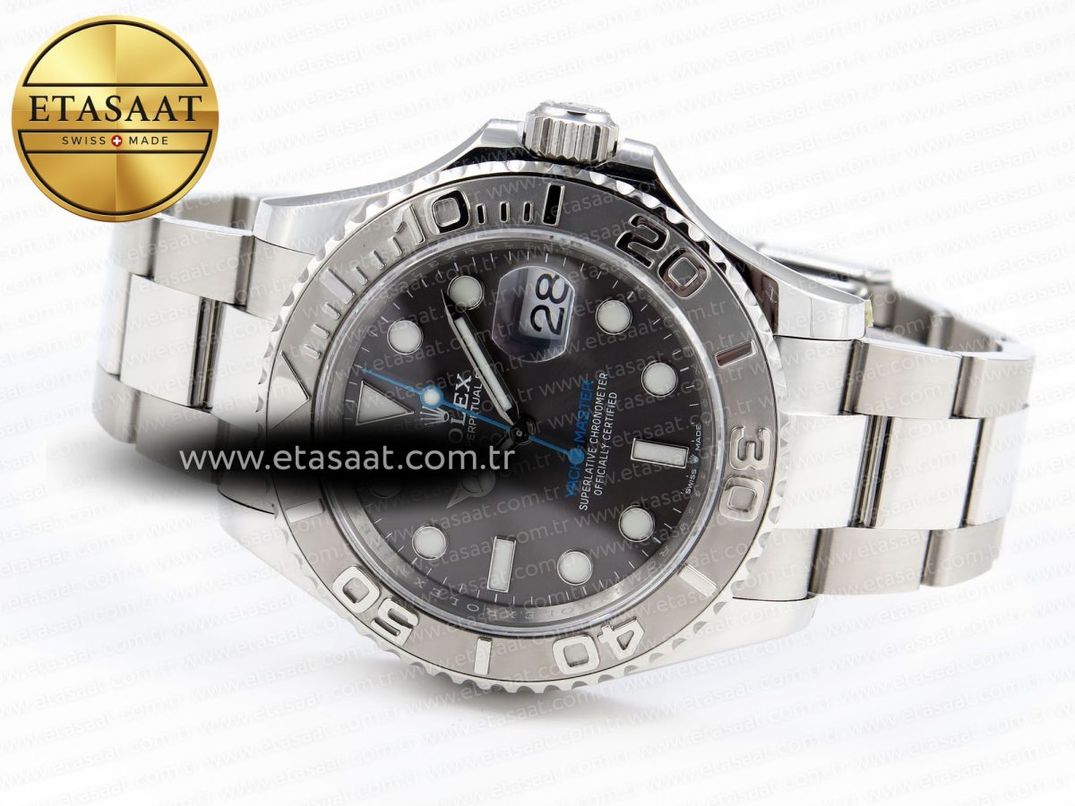 Rolex Yacht-Master 126622 904L Steel Gray Dial on SS Bracelet VR3235 - Görsel 7