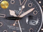 Rolex GMT Carbon Best Edition Black Carbon Dial Markers on Beige Nylon Strap SA3186 - Görsel 11