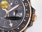 Rolex GMT Carbon Best Edition Black Carbon Dial Markers on Beige Nylon Strap SA3186 - Görsel 12