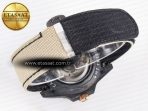 Rolex GMT Carbon Best Edition Black Carbon Dial Markers on Beige Nylon Strap SA3186 - Görsel 16