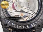 Rolex GMT Carbon Best Edition Black Carbon Dial Markers on Beige Nylon Strap SA3186 - Görsel 20