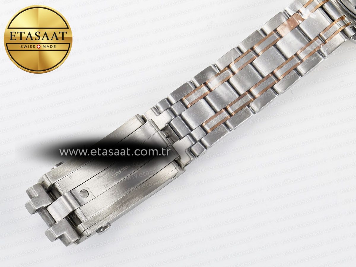 Omega 2018 Seamaster Diver 300M SS/RG VSF 1:1 Best Edition RG Bezel Black Dial on SS/RG Bracelet A8800 - Görsel 27