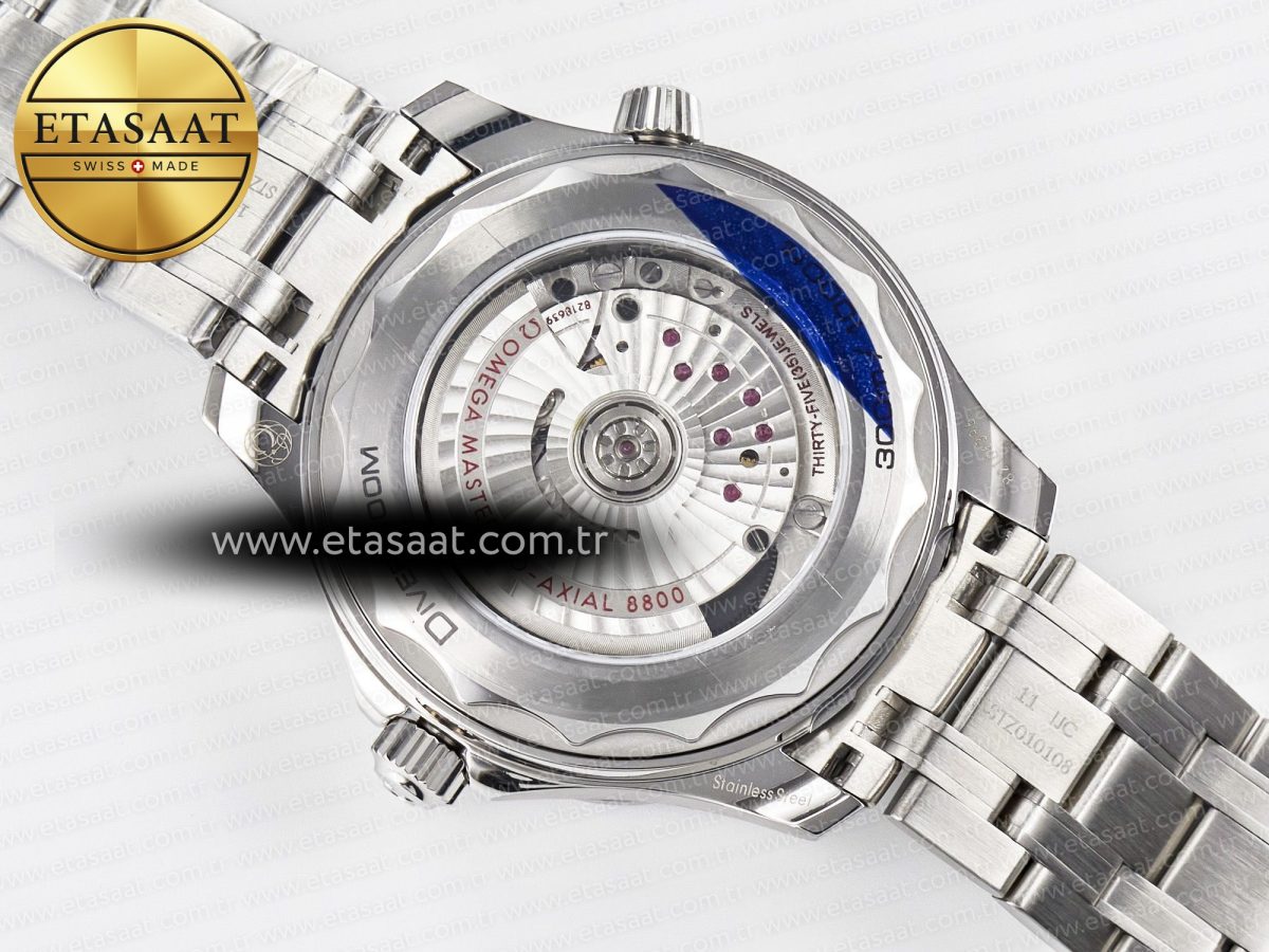 Omega 2018 Seamaster Diver 300M VSF 1:1 Best Edition Blue Ceramic Blue Dial on SS Bracelet A8800 V2 - Görsel 18