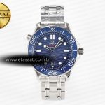Omega 2018 Seamaster Diver 300M VSF Mavi Seramik A8800 Eta Saat - Görsel 3 - 1:1 Süper Klon Saat