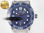 Omega 2018 Seamaster Diver 300M VSF 1:1 Best Edition Blue Ceramic Blue Dial on SS Bracelet A8800 V2 - Görsel 4