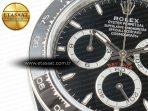 Rolex Daytona 126500 AR+F 1:1 Best Edition 904L SS Case and Bracelet Black Dial SA4131 - Görsel 11